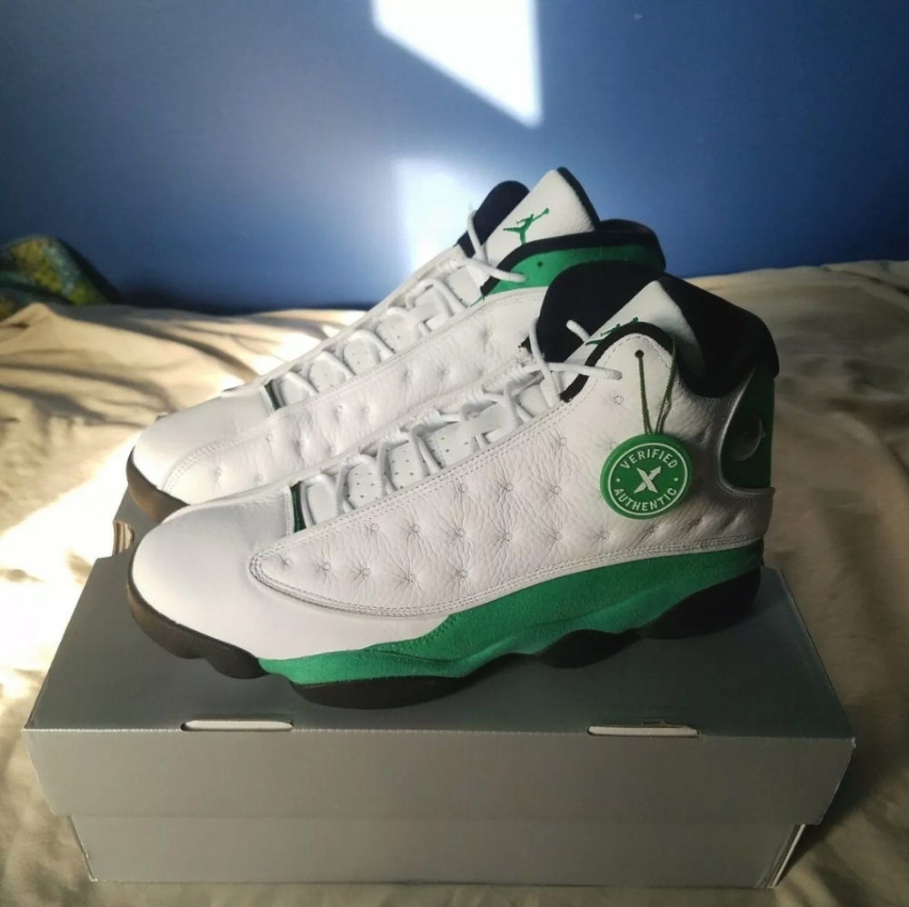Jordan 13 Retro Lucky Green Size 12.5 Dead Stock